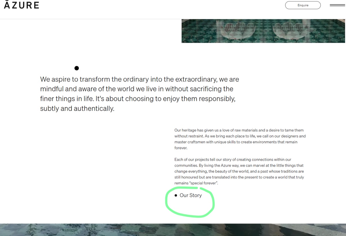 Homepage — Our Story